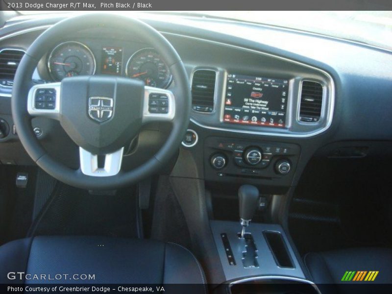 Pitch Black / Black 2013 Dodge Charger R/T Max