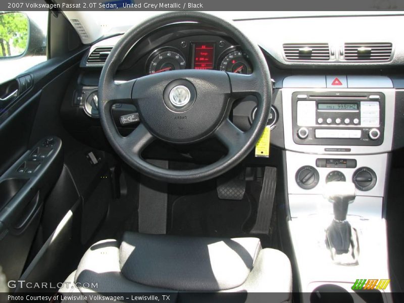 United Grey Metallic / Black 2007 Volkswagen Passat 2.0T Sedan