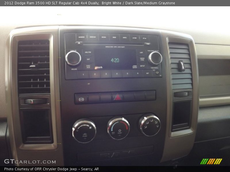 Bright White / Dark Slate/Medium Graystone 2012 Dodge Ram 3500 HD SLT Regular Cab 4x4 Dually