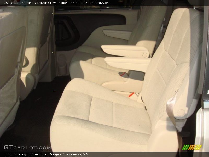 Sandstone / Black/Light Graystone 2013 Dodge Grand Caravan Crew