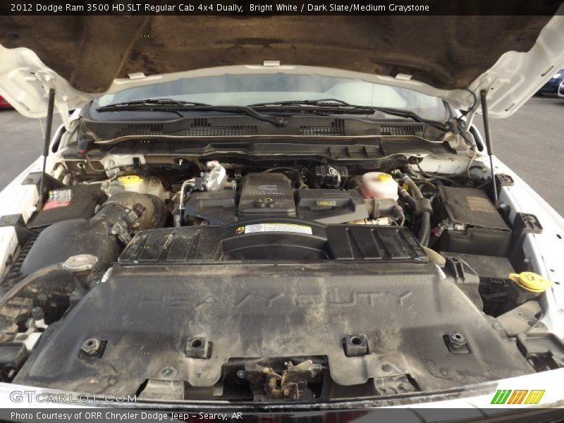 Bright White / Dark Slate/Medium Graystone 2012 Dodge Ram 3500 HD SLT Regular Cab 4x4 Dually