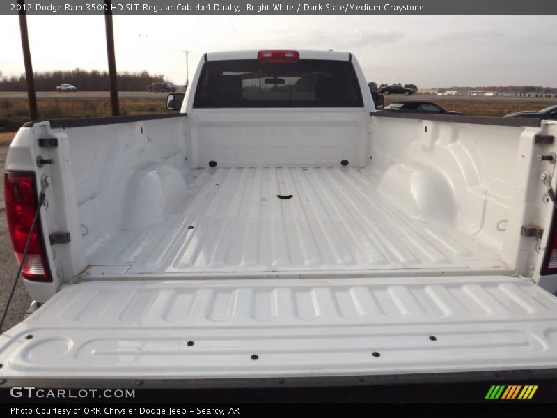 Bright White / Dark Slate/Medium Graystone 2012 Dodge Ram 3500 HD SLT Regular Cab 4x4 Dually