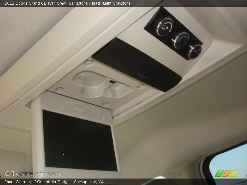 Sandstone / Black/Light Graystone 2013 Dodge Grand Caravan Crew