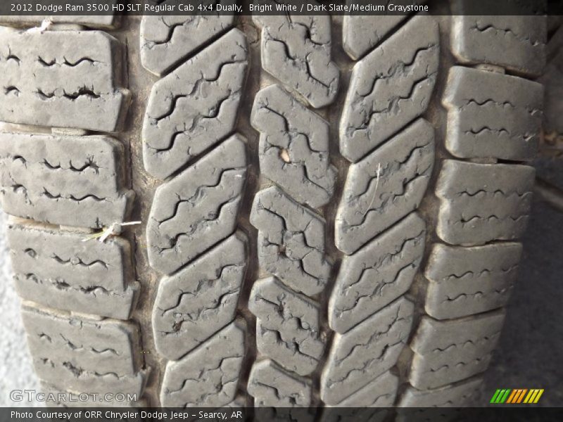 Bright White / Dark Slate/Medium Graystone 2012 Dodge Ram 3500 HD SLT Regular Cab 4x4 Dually