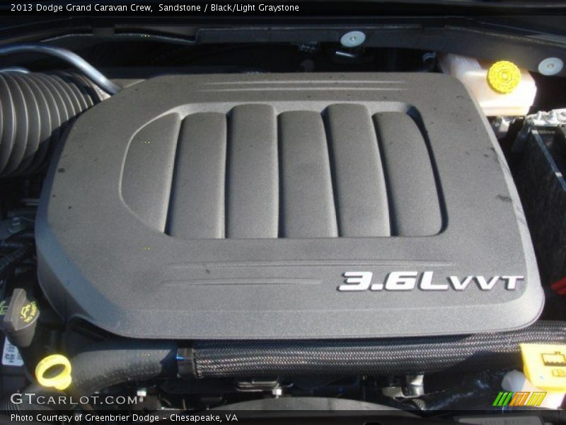 Sandstone / Black/Light Graystone 2013 Dodge Grand Caravan Crew