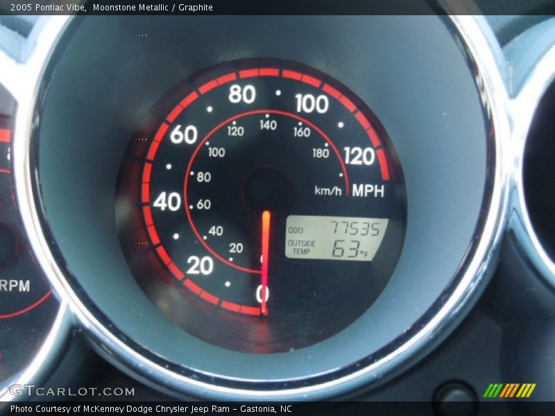 Moonstone Metallic / Graphite 2005 Pontiac Vibe