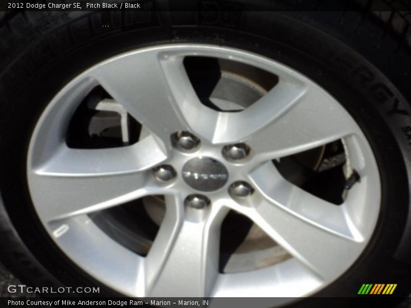 Pitch Black / Black 2012 Dodge Charger SE