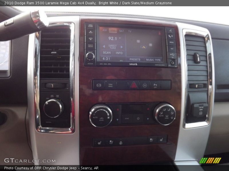 Controls of 2010 Ram 3500 Laramie Mega Cab 4x4 Dually
