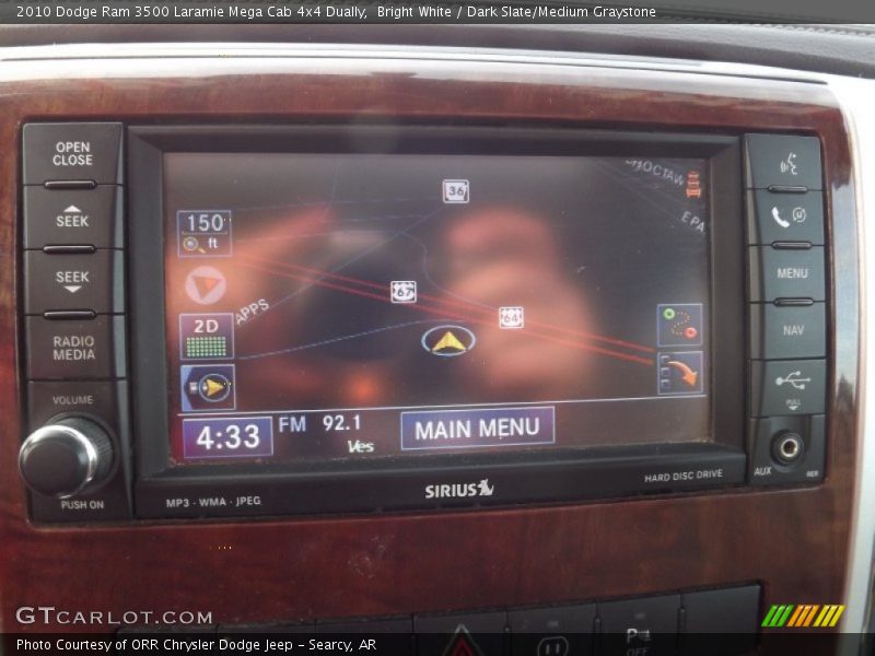 Navigation of 2010 Ram 3500 Laramie Mega Cab 4x4 Dually