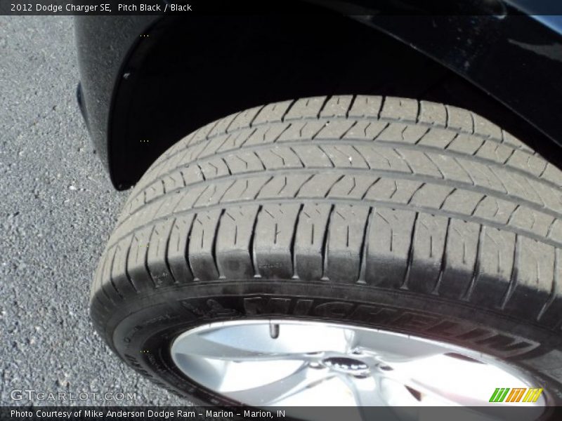 Pitch Black / Black 2012 Dodge Charger SE