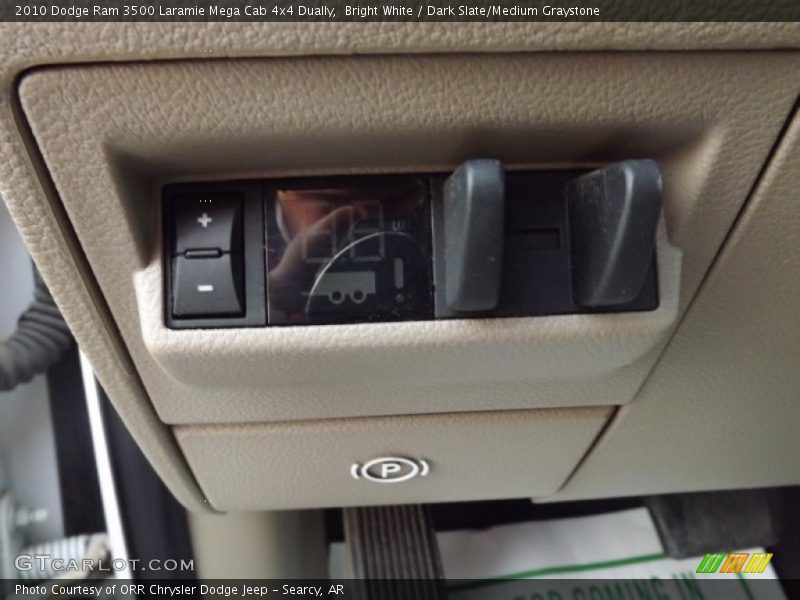 Bright White / Dark Slate/Medium Graystone 2010 Dodge Ram 3500 Laramie Mega Cab 4x4 Dually
