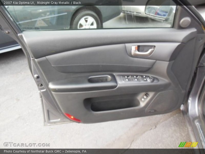 Midnight Gray Metallic / Black 2007 Kia Optima LX