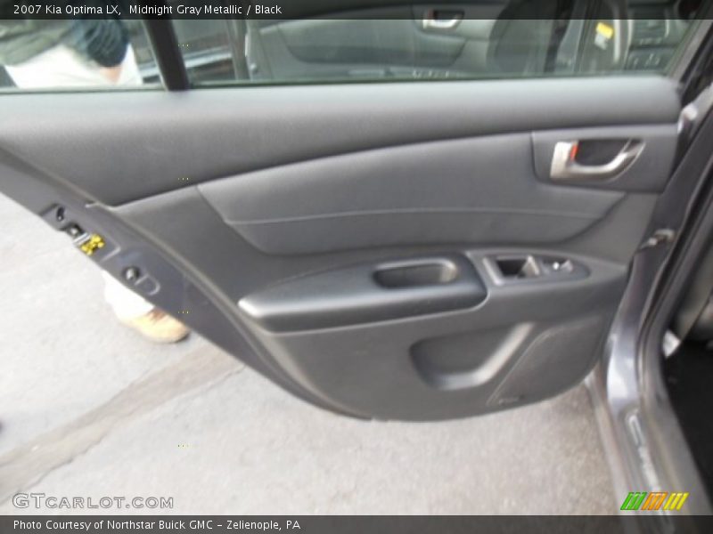 Midnight Gray Metallic / Black 2007 Kia Optima LX