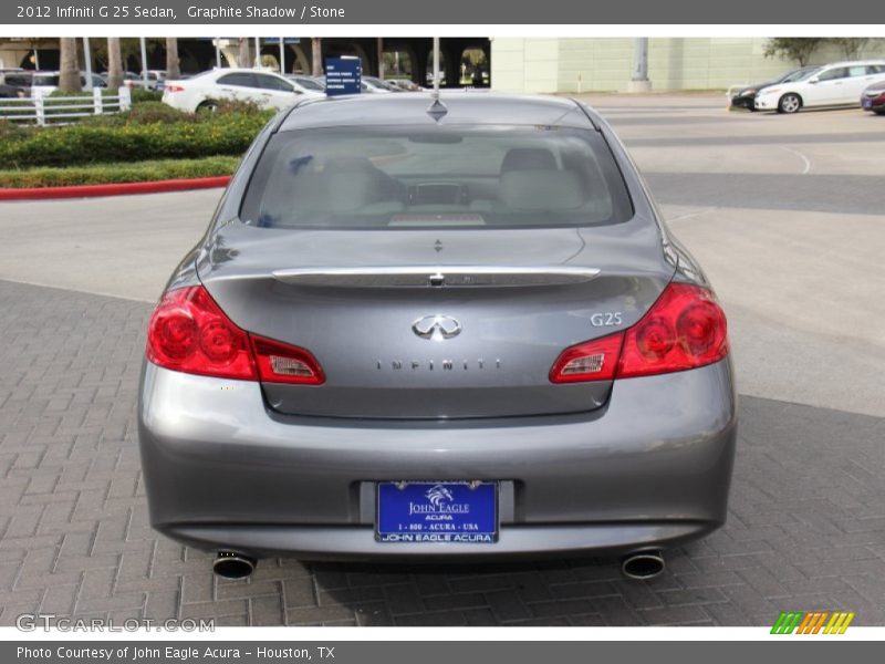 Graphite Shadow / Stone 2012 Infiniti G 25 Sedan