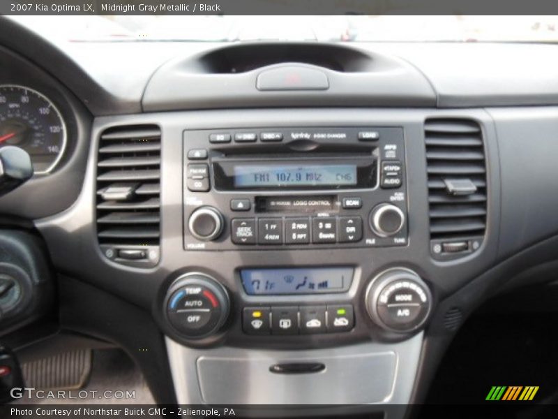 Midnight Gray Metallic / Black 2007 Kia Optima LX