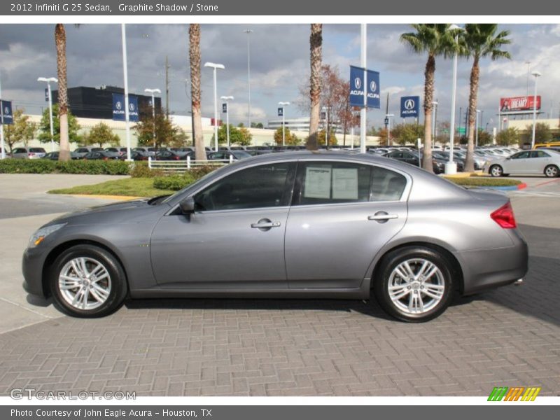 Graphite Shadow / Stone 2012 Infiniti G 25 Sedan