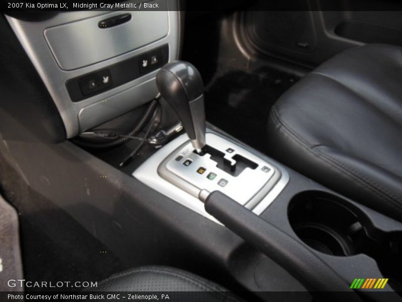 Midnight Gray Metallic / Black 2007 Kia Optima LX