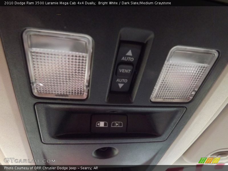 Bright White / Dark Slate/Medium Graystone 2010 Dodge Ram 3500 Laramie Mega Cab 4x4 Dually