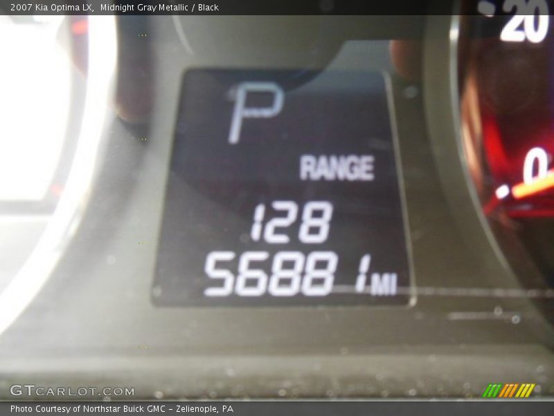 Midnight Gray Metallic / Black 2007 Kia Optima LX