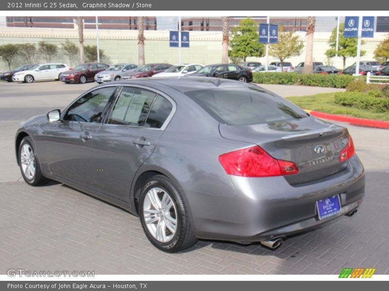 Graphite Shadow / Stone 2012 Infiniti G 25 Sedan