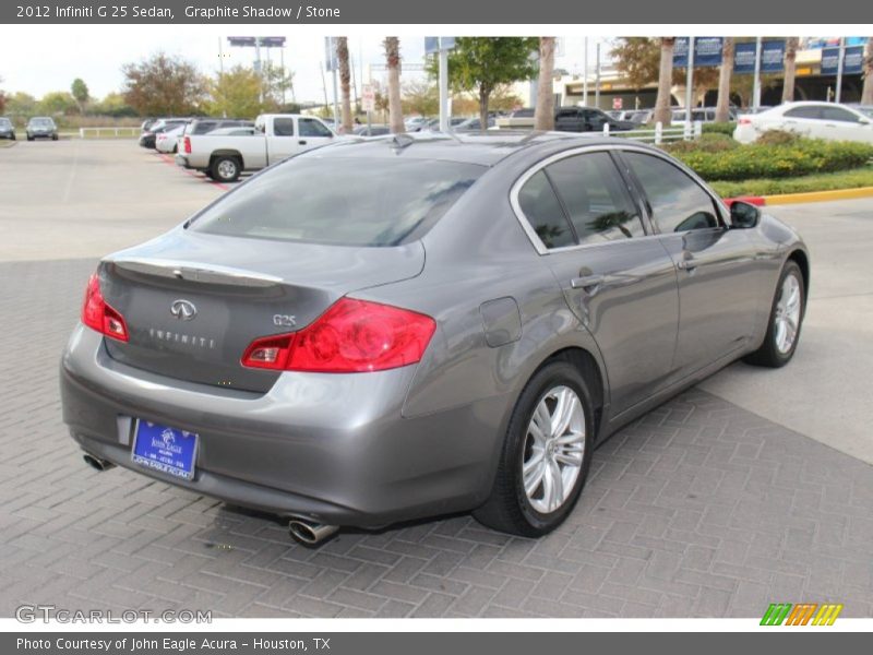 Graphite Shadow / Stone 2012 Infiniti G 25 Sedan