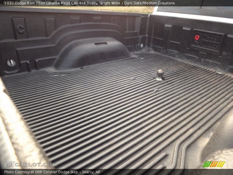 Bright White / Dark Slate/Medium Graystone 2010 Dodge Ram 3500 Laramie Mega Cab 4x4 Dually