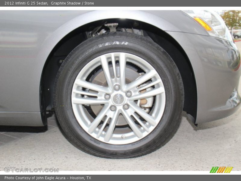 Graphite Shadow / Stone 2012 Infiniti G 25 Sedan