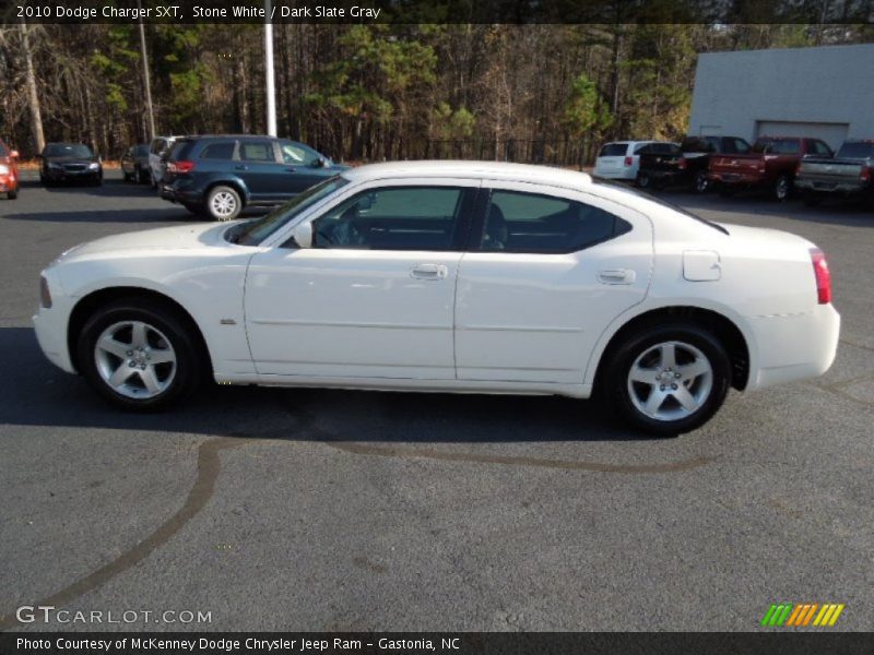 Stone White / Dark Slate Gray 2010 Dodge Charger SXT