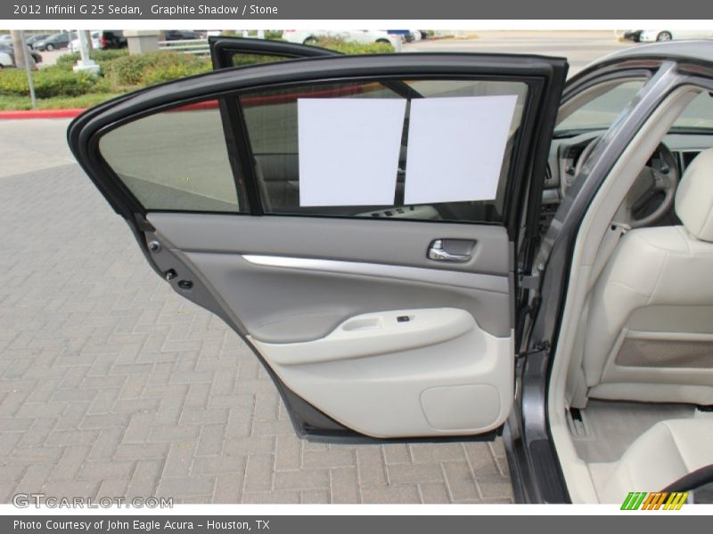 Graphite Shadow / Stone 2012 Infiniti G 25 Sedan