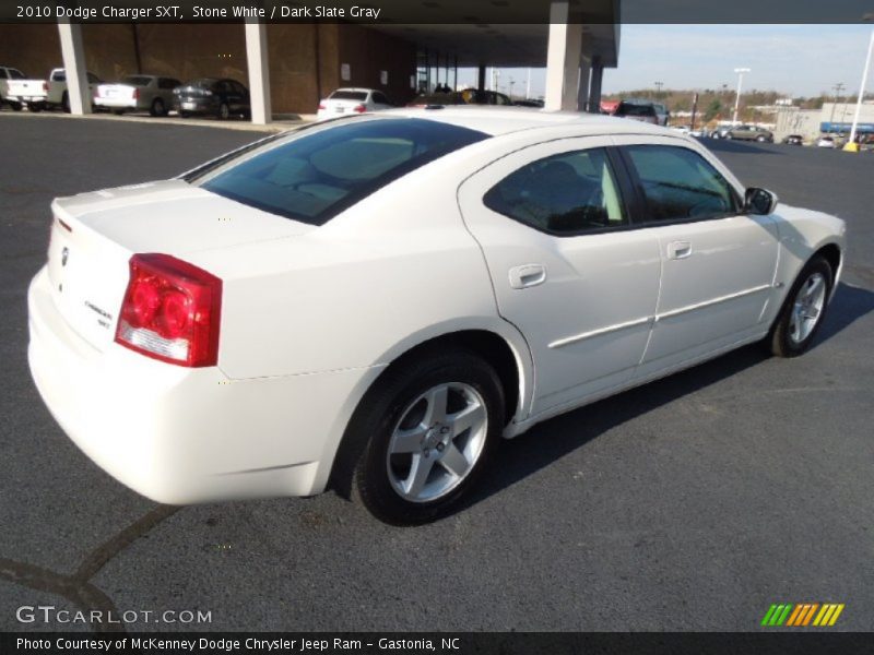 Stone White / Dark Slate Gray 2010 Dodge Charger SXT