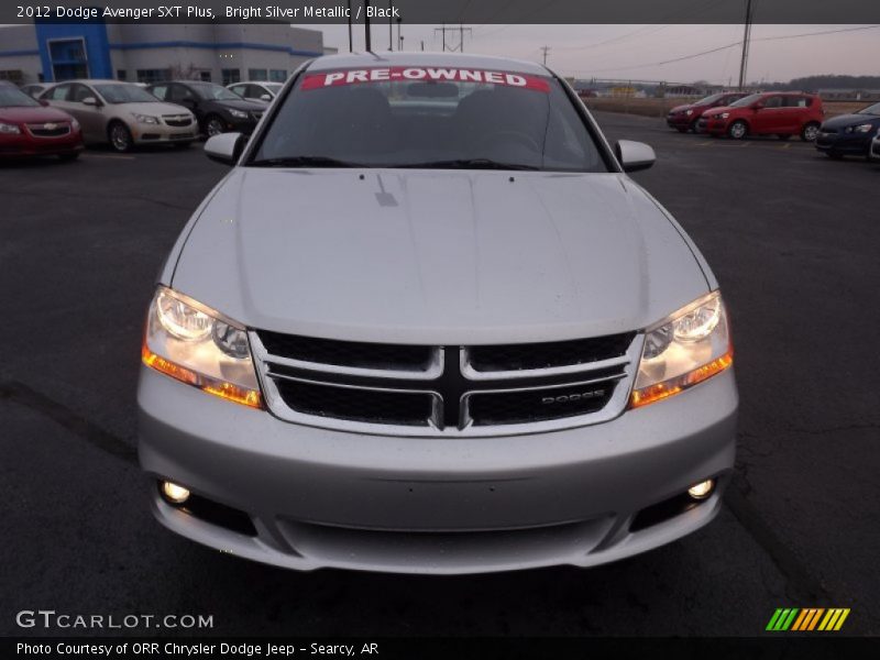 Bright Silver Metallic / Black 2012 Dodge Avenger SXT Plus