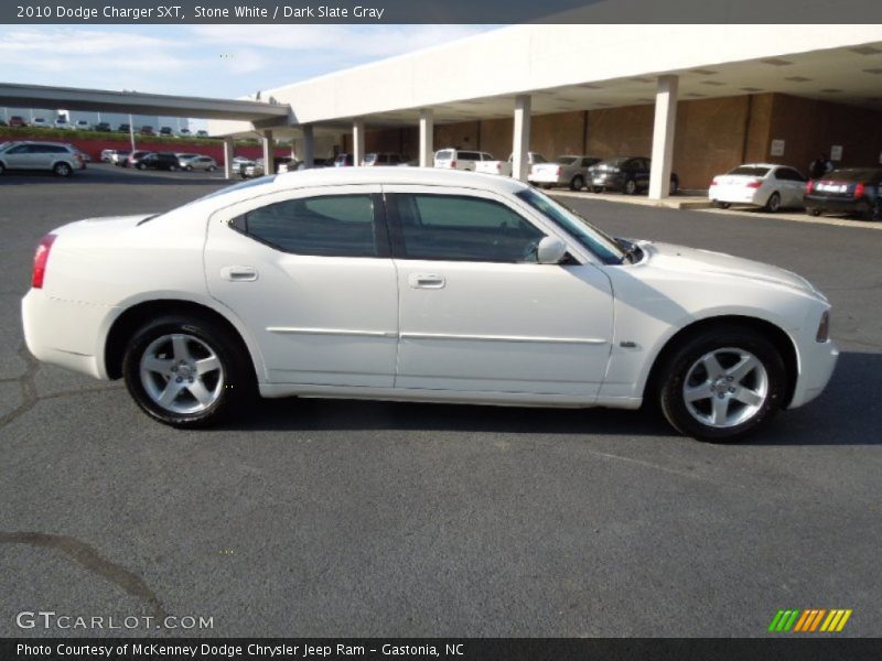 Stone White / Dark Slate Gray 2010 Dodge Charger SXT