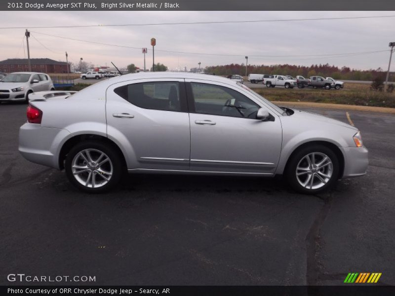 Bright Silver Metallic / Black 2012 Dodge Avenger SXT Plus