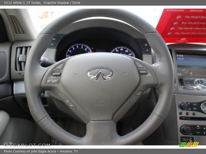 Graphite Shadow / Stone 2012 Infiniti G 25 Sedan