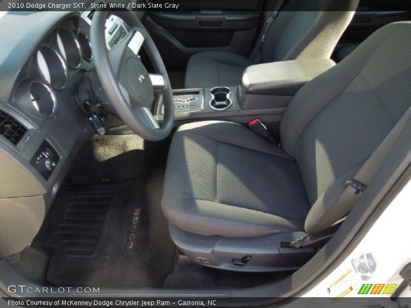 Stone White / Dark Slate Gray 2010 Dodge Charger SXT