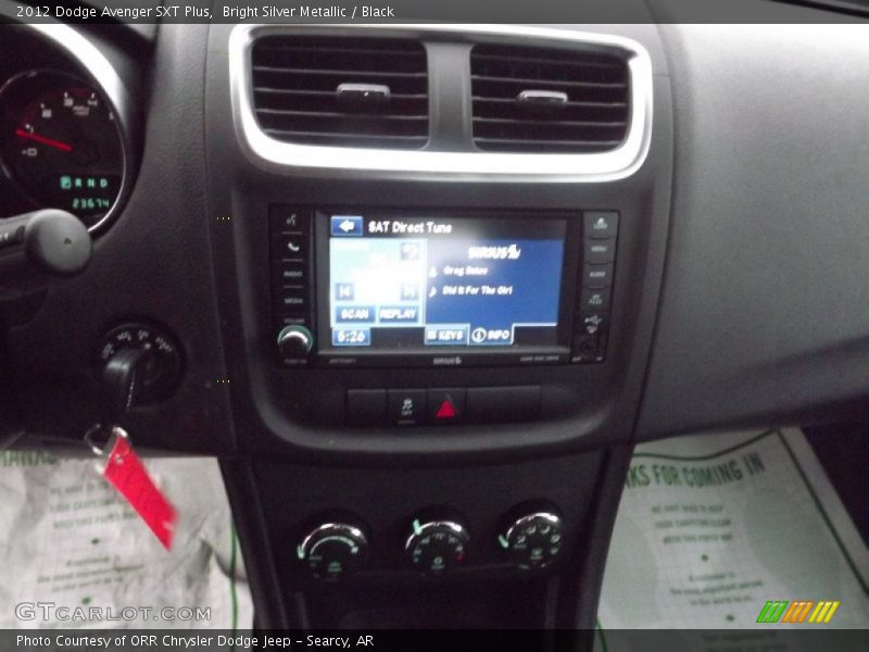 Bright Silver Metallic / Black 2012 Dodge Avenger SXT Plus