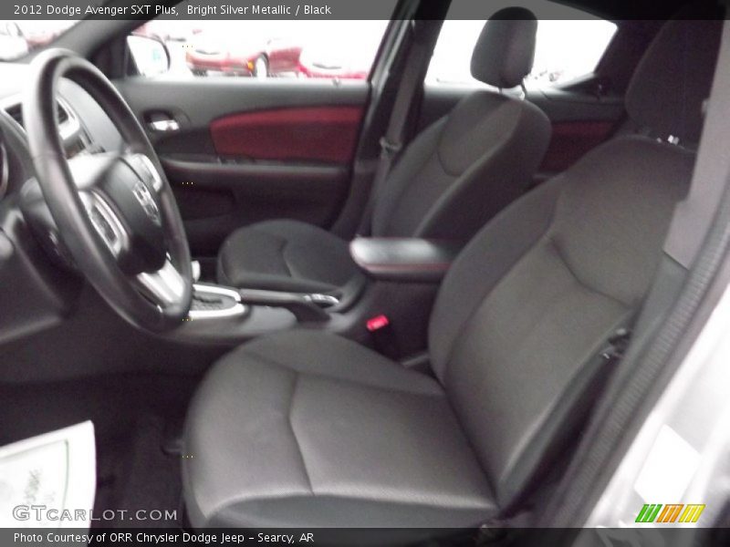 Bright Silver Metallic / Black 2012 Dodge Avenger SXT Plus