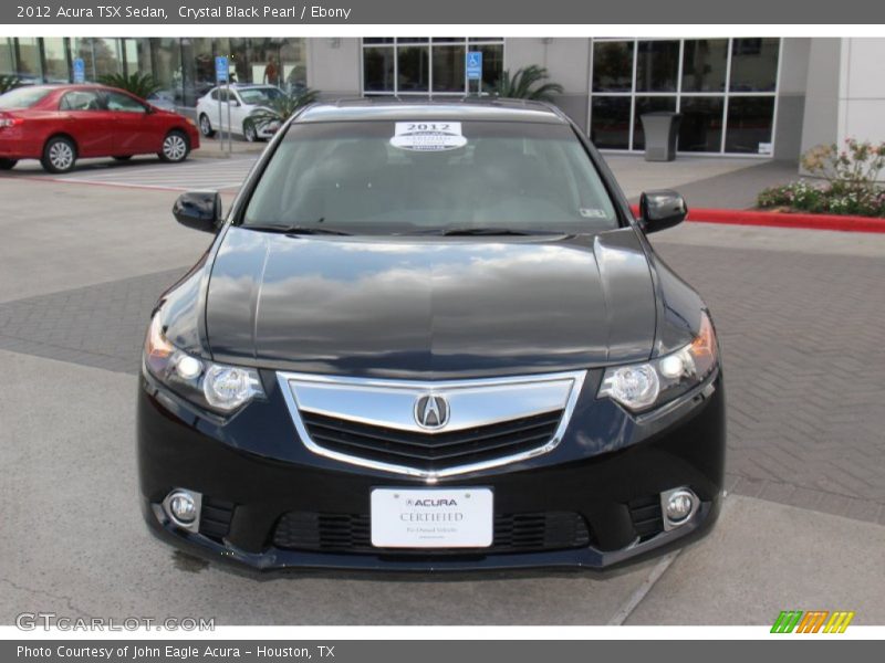 Crystal Black Pearl / Ebony 2012 Acura TSX Sedan