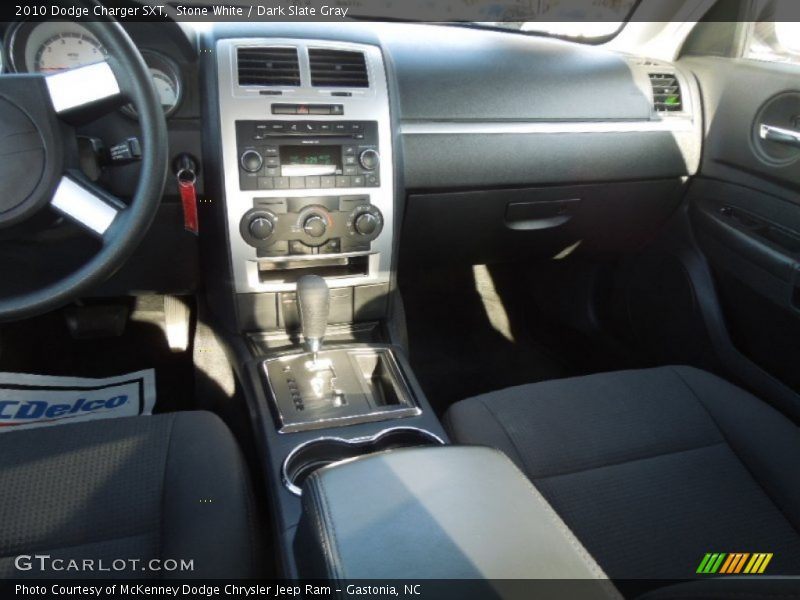 Stone White / Dark Slate Gray 2010 Dodge Charger SXT