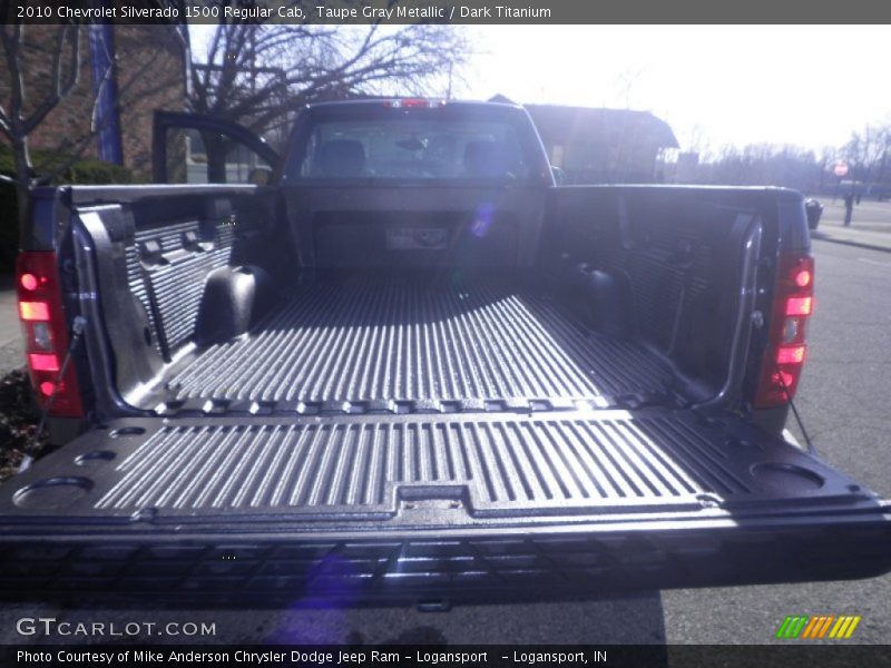 Taupe Gray Metallic / Dark Titanium 2010 Chevrolet Silverado 1500 Regular Cab