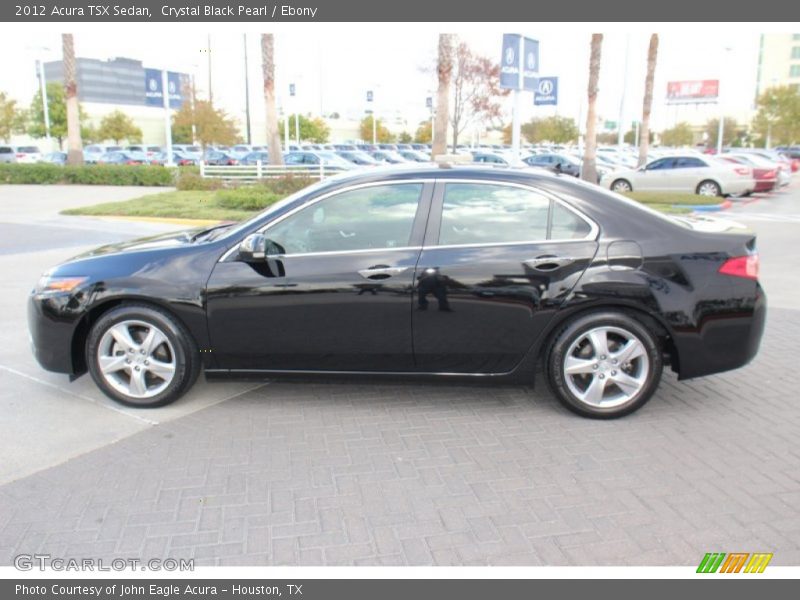 Crystal Black Pearl / Ebony 2012 Acura TSX Sedan