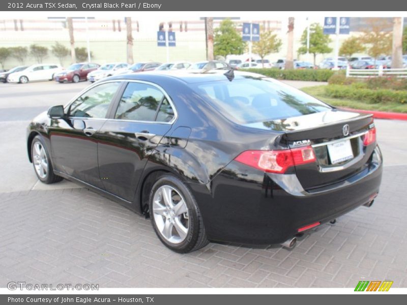 Crystal Black Pearl / Ebony 2012 Acura TSX Sedan