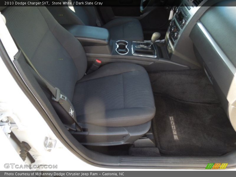 Stone White / Dark Slate Gray 2010 Dodge Charger SXT