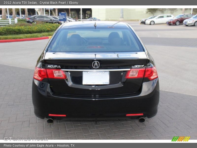 Crystal Black Pearl / Ebony 2012 Acura TSX Sedan