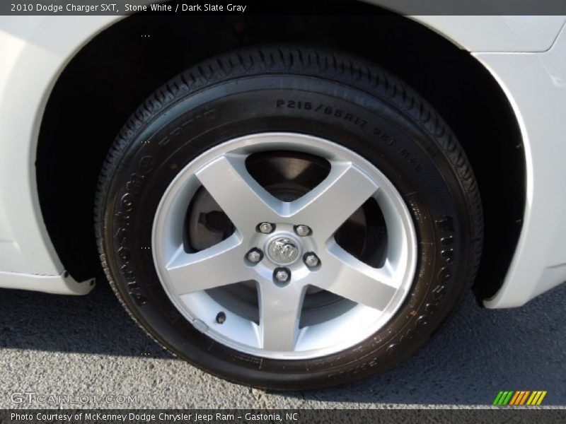 Stone White / Dark Slate Gray 2010 Dodge Charger SXT