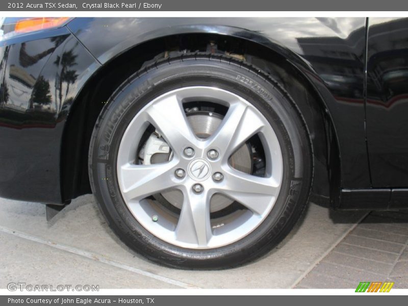 Crystal Black Pearl / Ebony 2012 Acura TSX Sedan