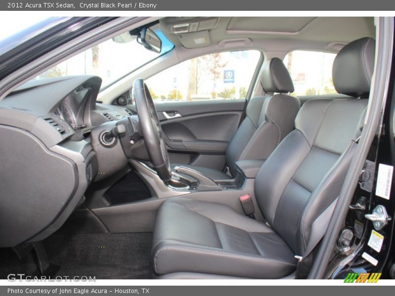 Crystal Black Pearl / Ebony 2012 Acura TSX Sedan