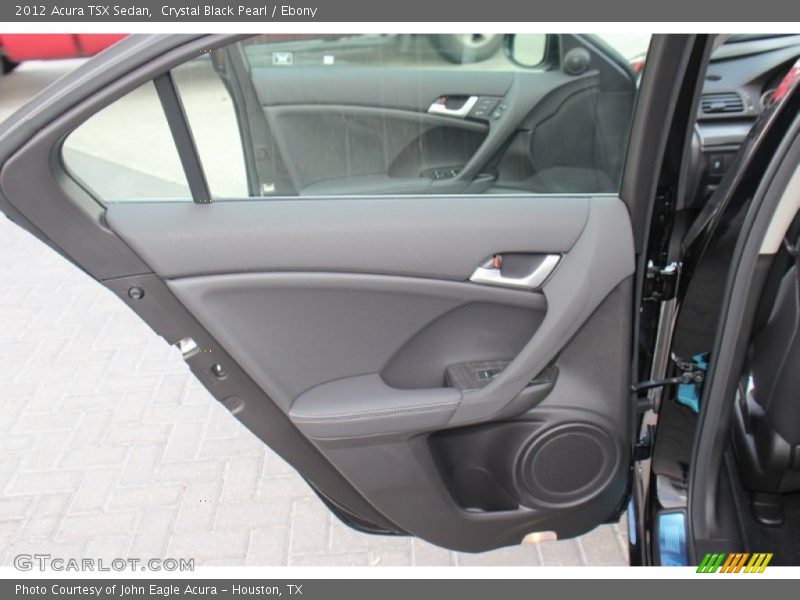 Crystal Black Pearl / Ebony 2012 Acura TSX Sedan