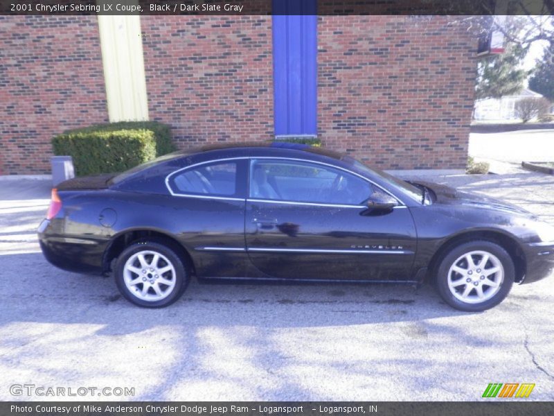 Black / Dark Slate Gray 2001 Chrysler Sebring LX Coupe