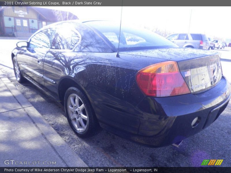 Black / Dark Slate Gray 2001 Chrysler Sebring LX Coupe
